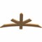 Ekena Millwork Alberta Smooth Timber Gable Bracket, Western Red Cedar, 48"W x 22"H x 1 1/2"D x 3 1/2"F, 11/12 Pitch GBW048X22X0204ALB00SWR - alternate 4